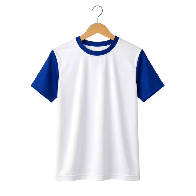 Pakaian baju anak Kaos lengan pendek O-Neck warna Pearl berbahan Cotton waffle knit
